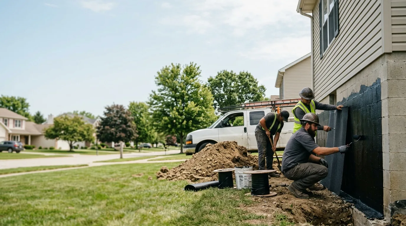 Basement Waterproofing in Dunfermline, IL near me